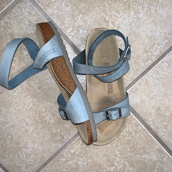 BIRKENSTOCK WRAP sandals women’s shoes size 37 6.5 - Picture 9 of 12